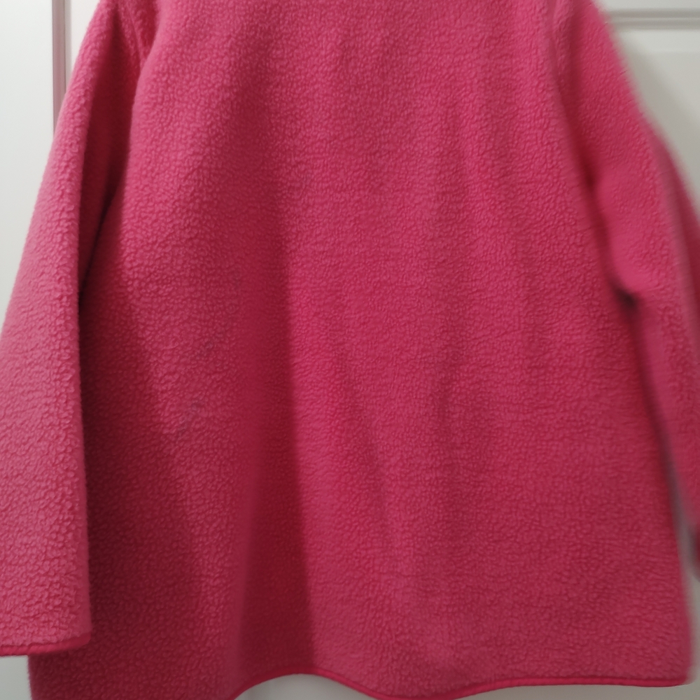 Talbots Vibrant Pink Fleece Jacket - Picture 7 of 8